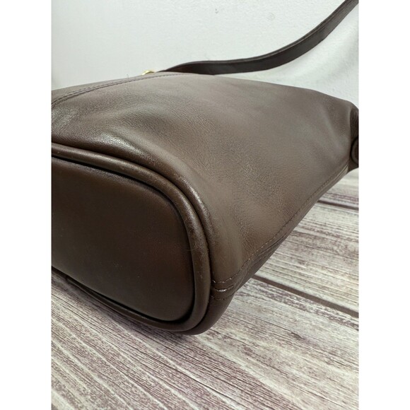 Vintage COACH 4148 Dark Brown Leather Soho Shoulder Bag Made in USA EXCELLENT - Picture 16 of 16